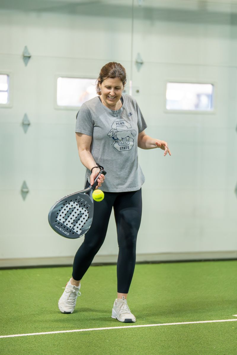 Access Academy player training at Access Padel