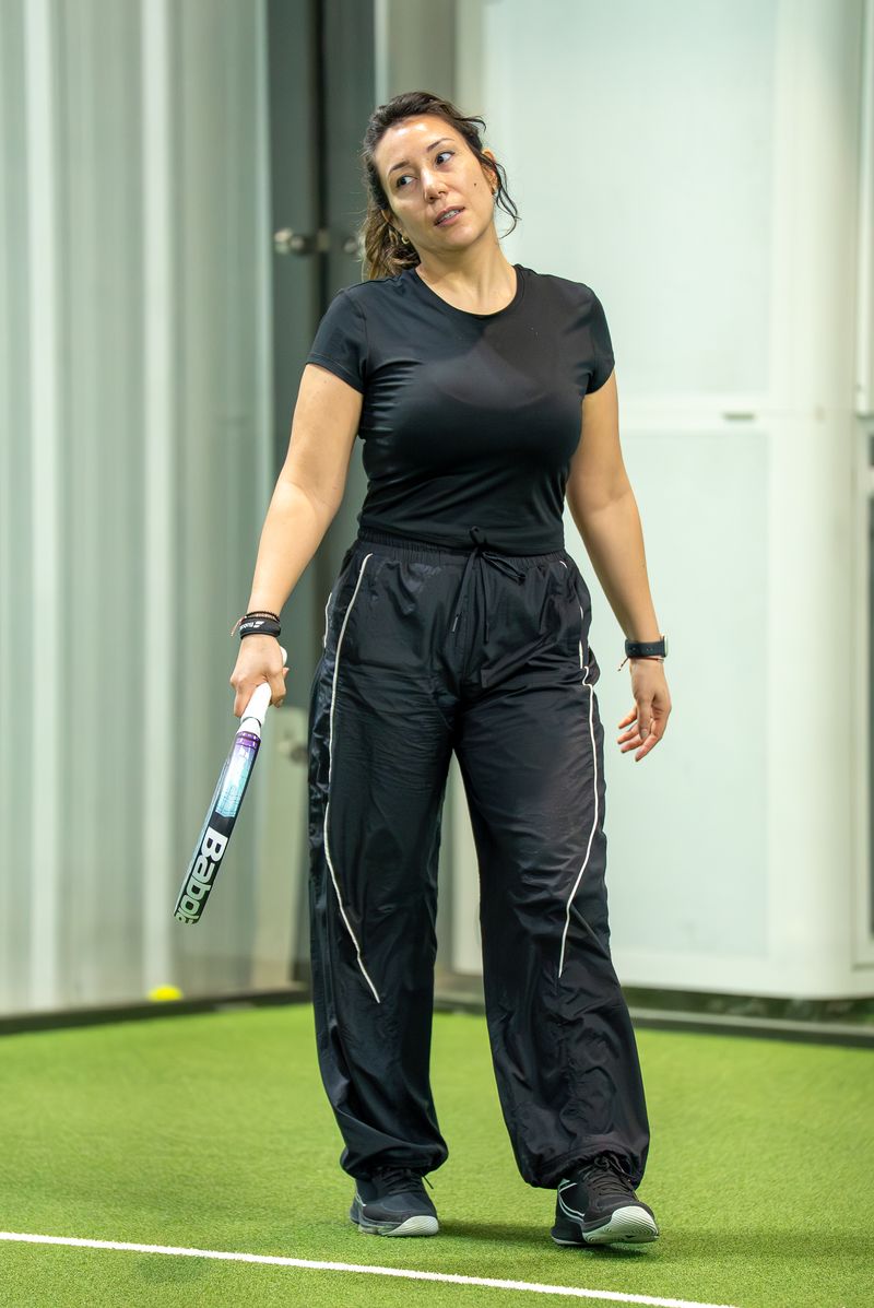 Player on court at Access Padel