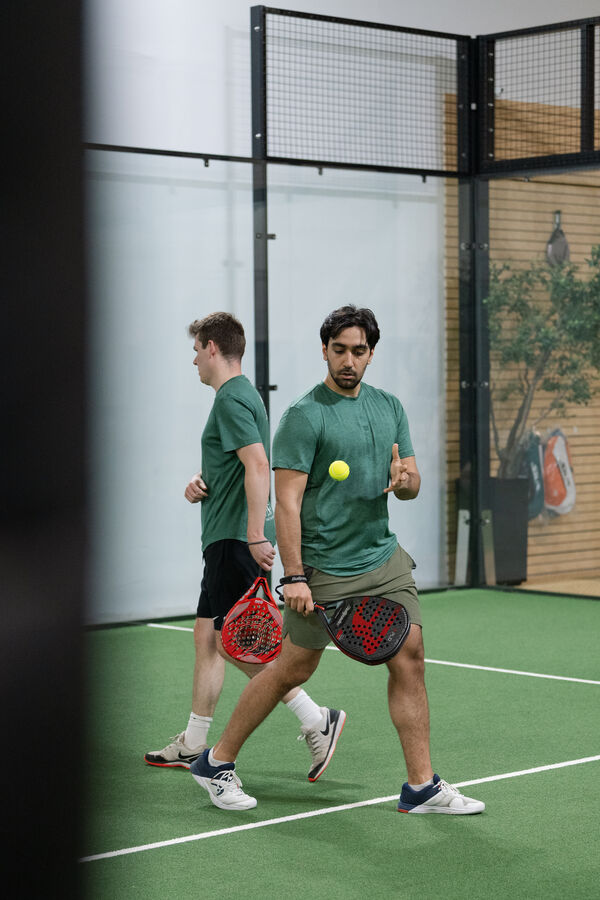 Player on court