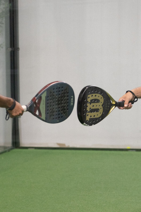 Two padel rackets
